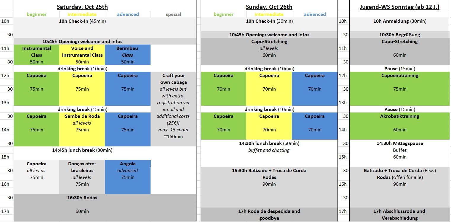 Trainingsplan